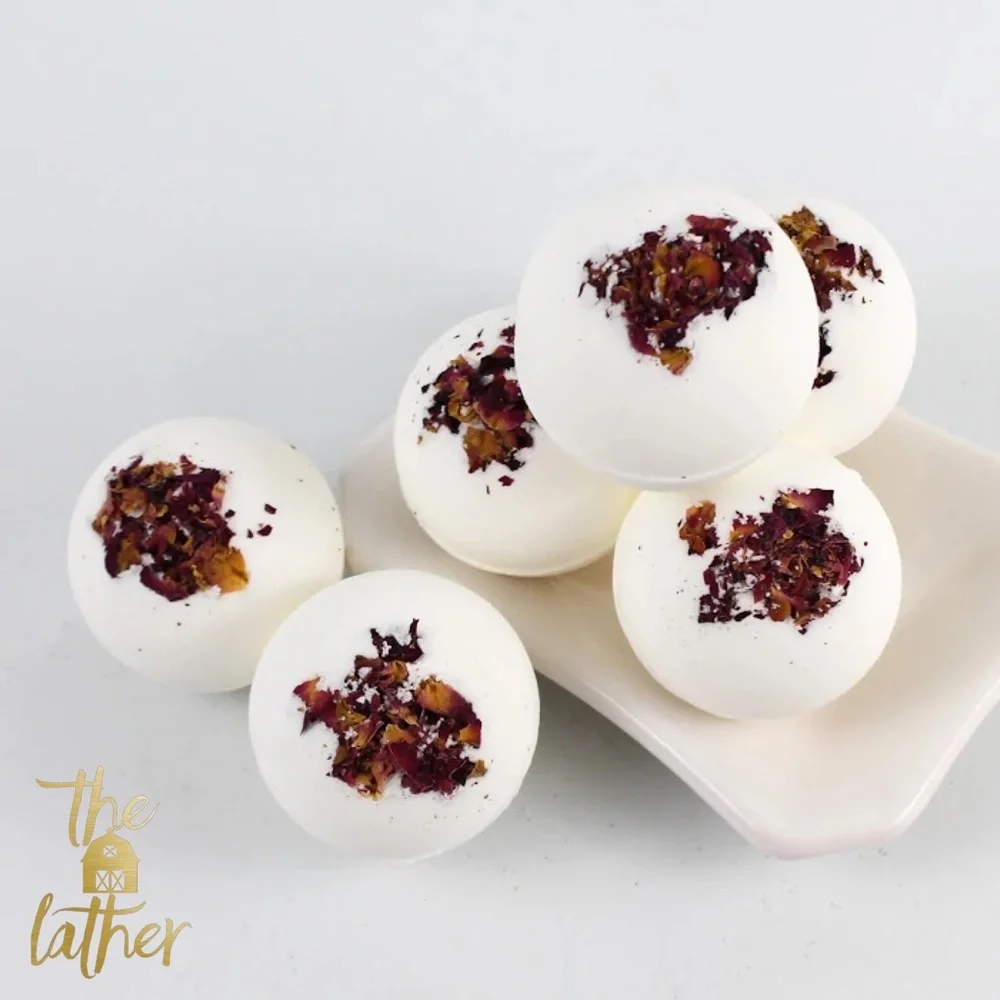 Botanicals- Peach & Tangerine / Elder Flowers Essential Milk Bomb - Picture 6 of 7